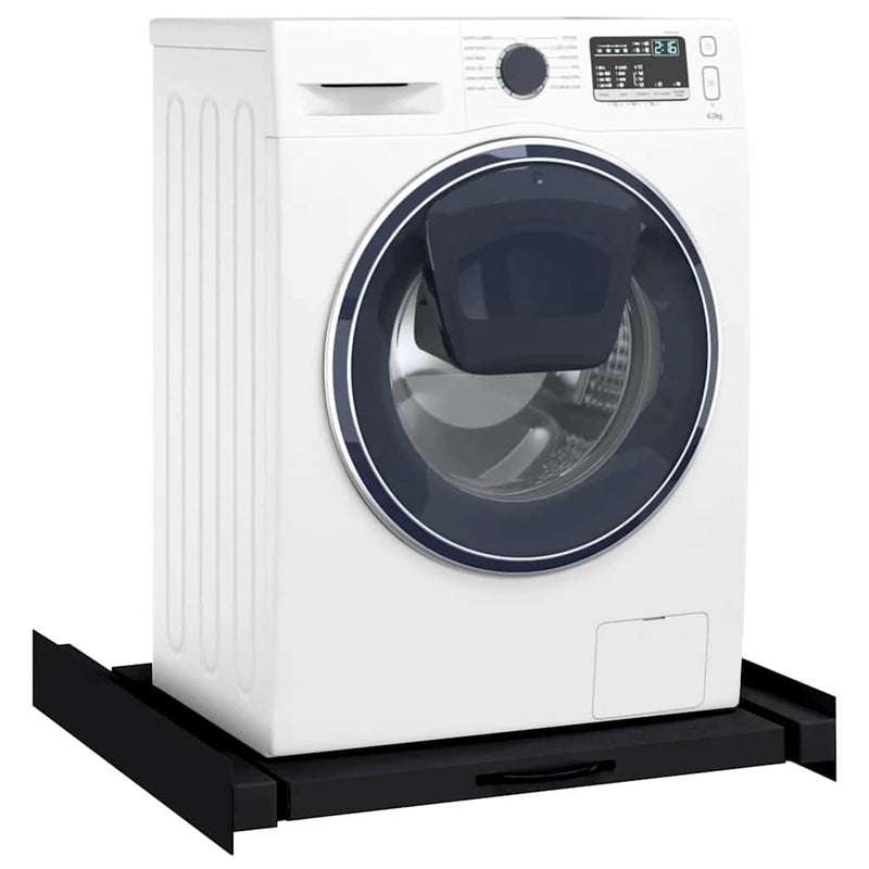 Load image into Gallery viewer, Vidaxl wasmachine tussenplank zwart 60 x 60 x 8 cm staal
