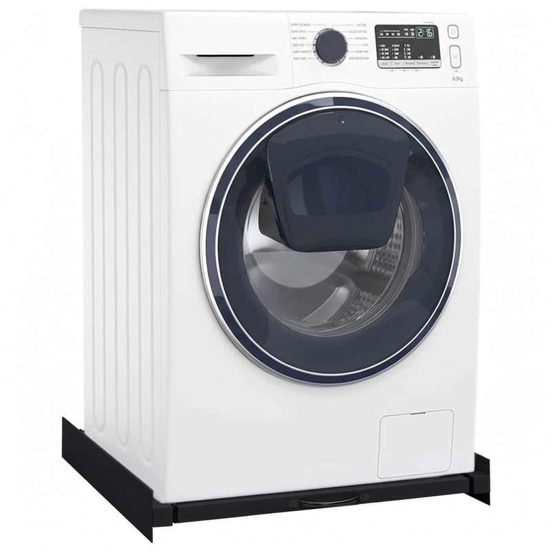 Load image into Gallery viewer, Vidaxl wasmachine tussenplank zwart 60 x 60 x 8 cm staal
