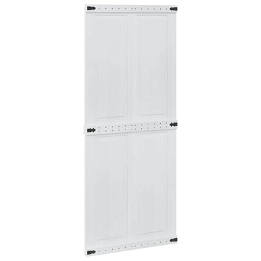 Vidaxl deur corona wit 90 x 210 cm bewerkt hout