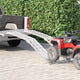Vidaxl motorcycle ramp 680 kg 2 pcs zilver 222 x 28 x 5 cm aluminium