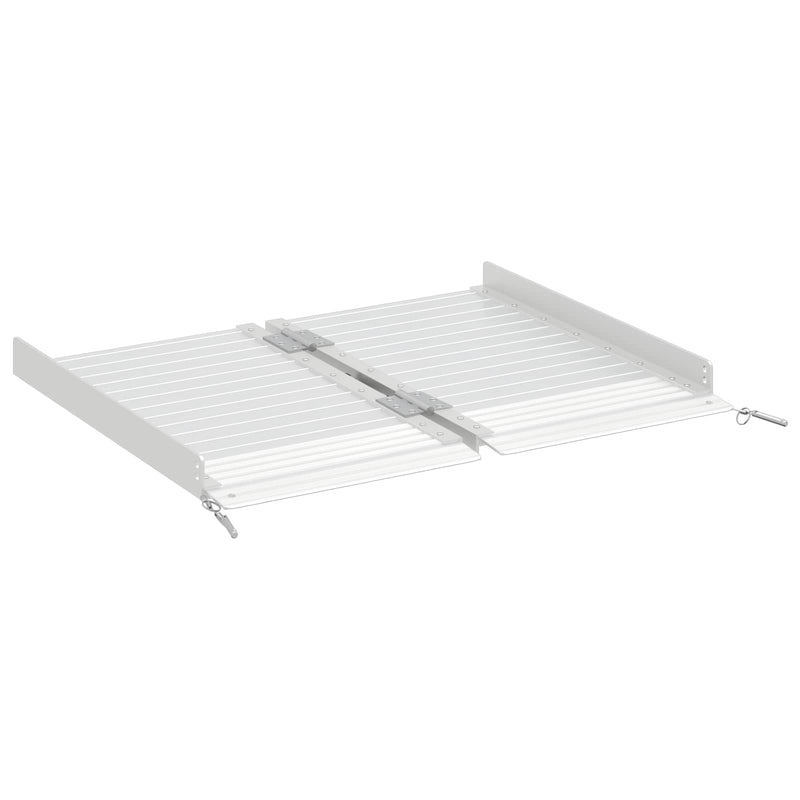 Load image into Gallery viewer, Vidaxl rolstoelhelling 270 kg zilver 62 x 73 x 5 cm aluminium
