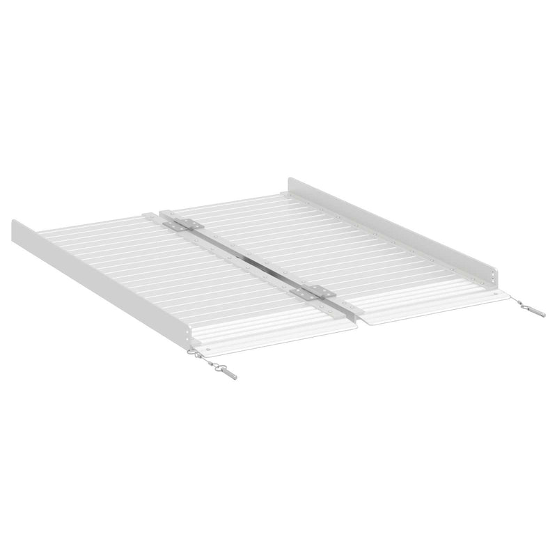 Load image into Gallery viewer, Vidaxl rolstoelhelling 270 kg zilver 92 x 73 x 5 cm aluminium
