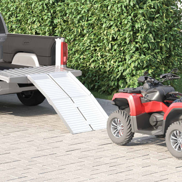 Vidaxl rolstoelhelling 270 kg zilver 92 x 73 x 5 cm aluminium