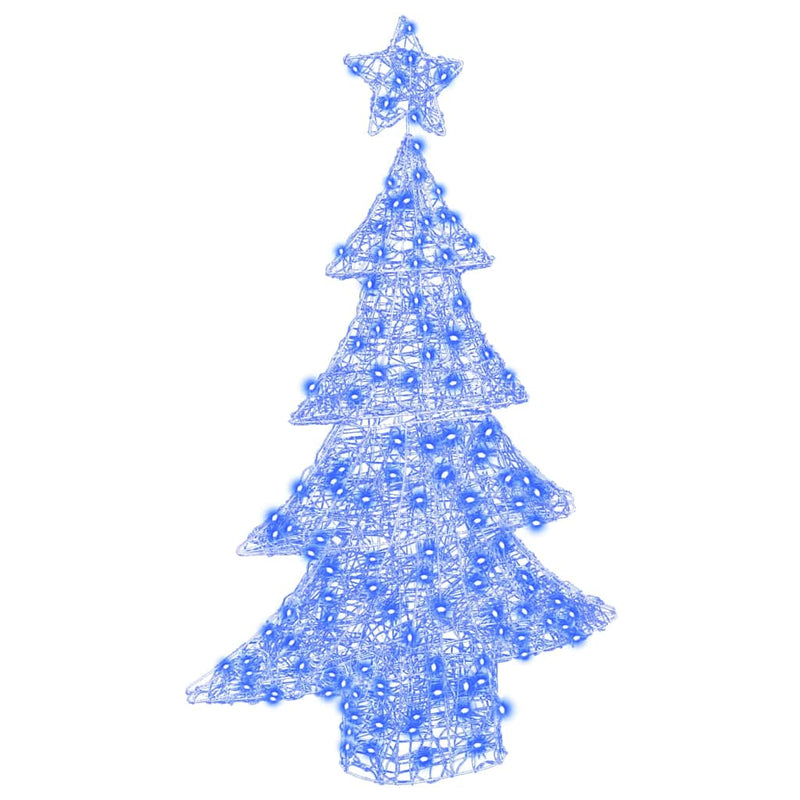 Load image into Gallery viewer, Vidaxl kerstboom met 100 led blauw 120 cm acryl
