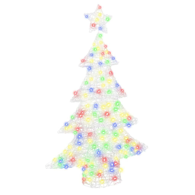 Load image into Gallery viewer, Vidaxl kerstboom met 100 led multikleur 120 cm acryl
