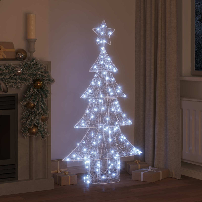 Load image into Gallery viewer, Vidaxl kerstboom met 160 led koudwit 150 cm acryl
