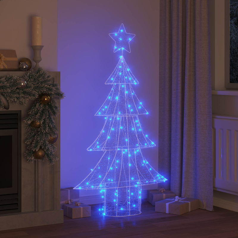 Load image into Gallery viewer, Vidaxl kerstboom met 160 led blauw 150 cm acryl
