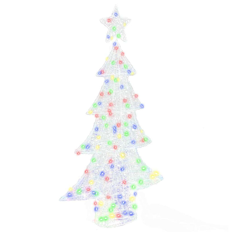 Load image into Gallery viewer, Vidaxl kerstboom met 160 led multikleur 150 cm acryl

