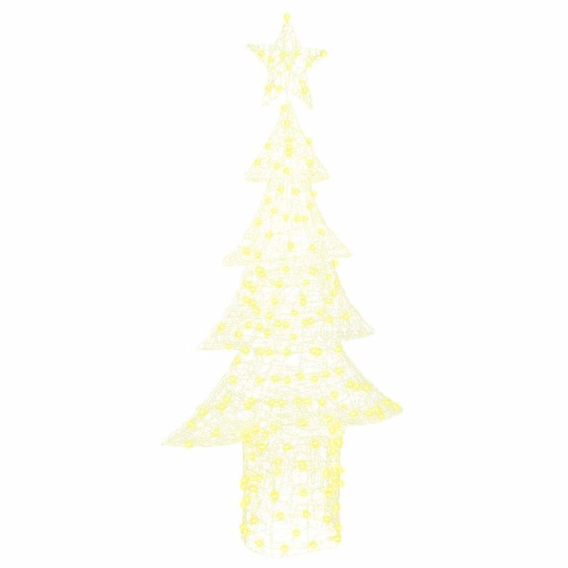 Load image into Gallery viewer, Vidaxl kerstboom met 240 led warmwit 150 cm acryl
