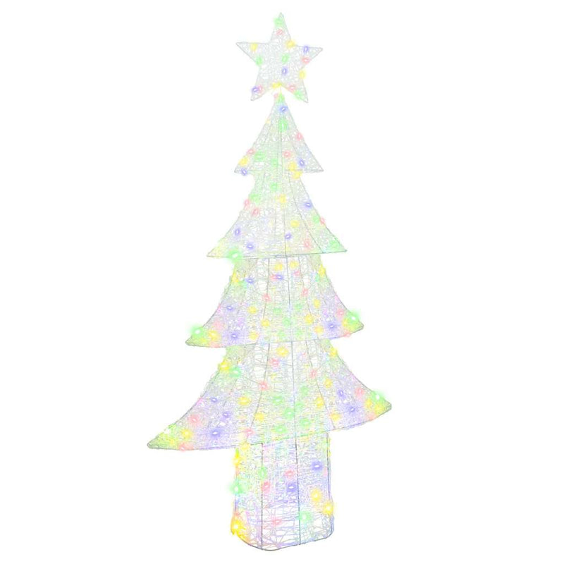 Load image into Gallery viewer, Vidaxl kerstboom met 240 led multikleur 180 cm acryl
