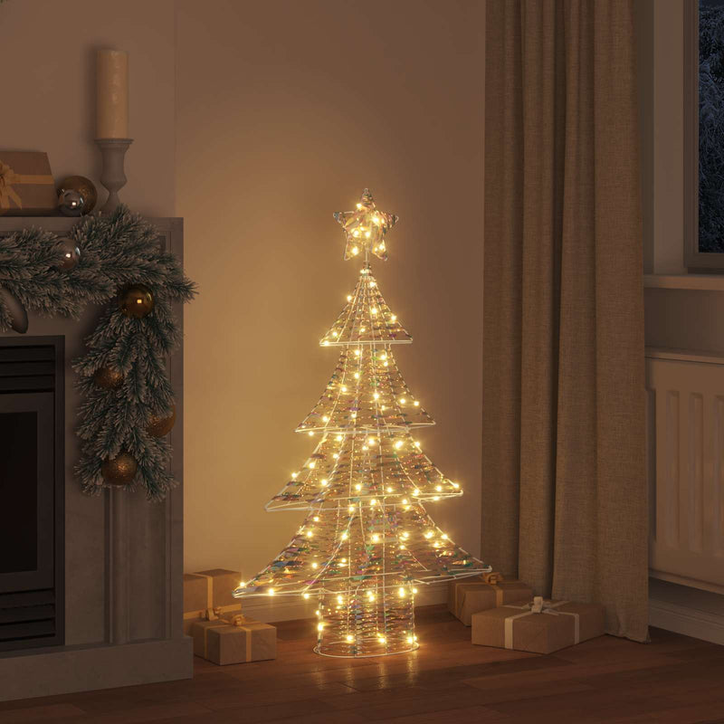 Load image into Gallery viewer, Vidaxl kerstboom met 120 led warmwit 120,5 cm pet
