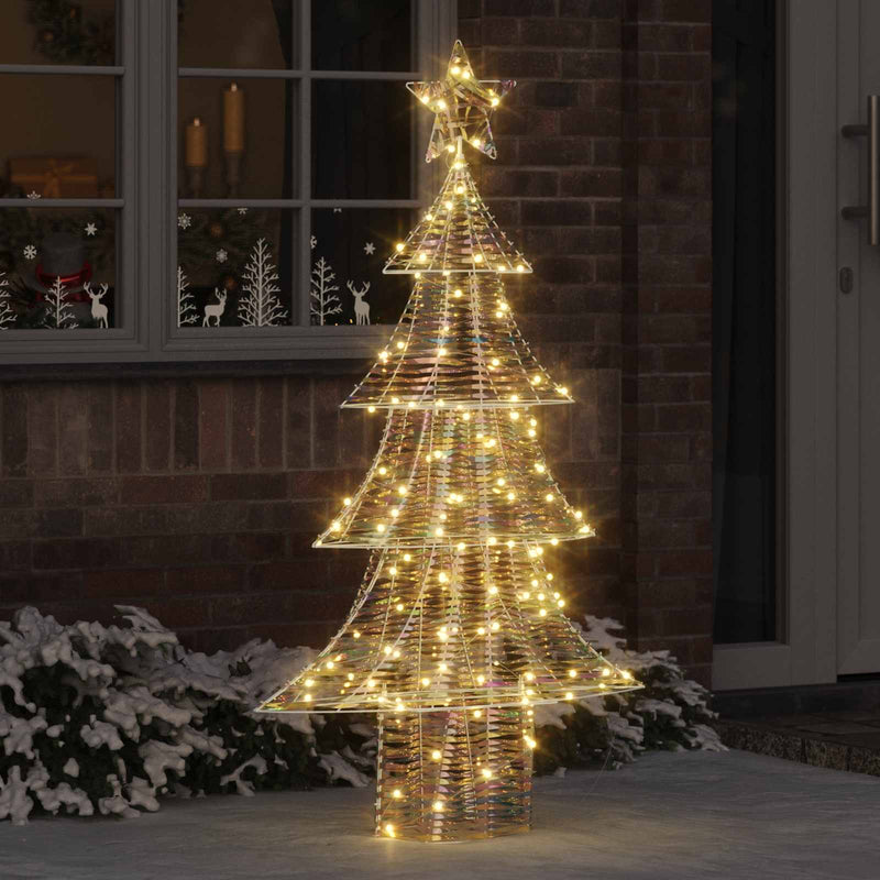 Load image into Gallery viewer, Vidaxl kerstboom met 160 led warmwit 150 cm pet
