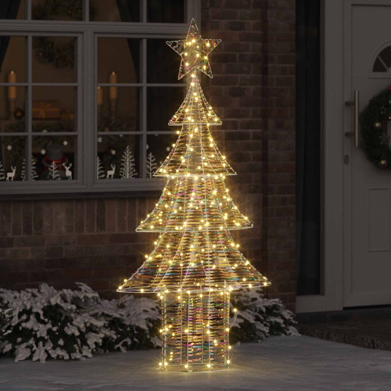 Load image into Gallery viewer, Vidaxl kerstboom met 240 led warmwit 181 cm pet
