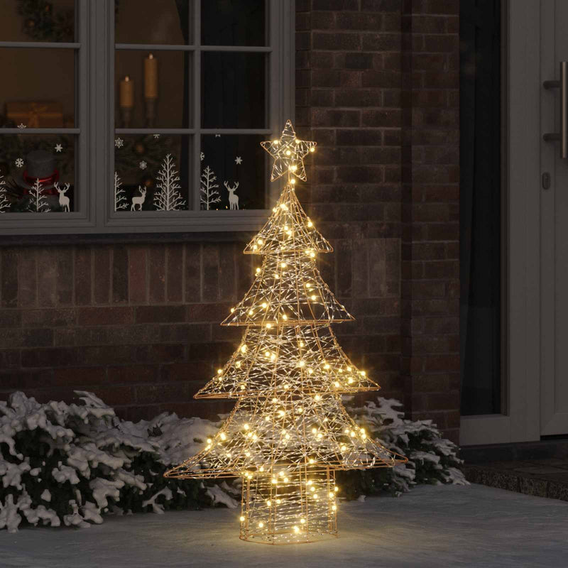 Load image into Gallery viewer, Vidaxl kerstboom met 120 led warmwit 120,5 cm pet

