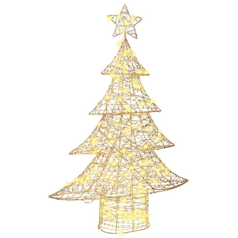 Load image into Gallery viewer, Vidaxl kerstboom met 120 led warmwit 120,5 cm pet
