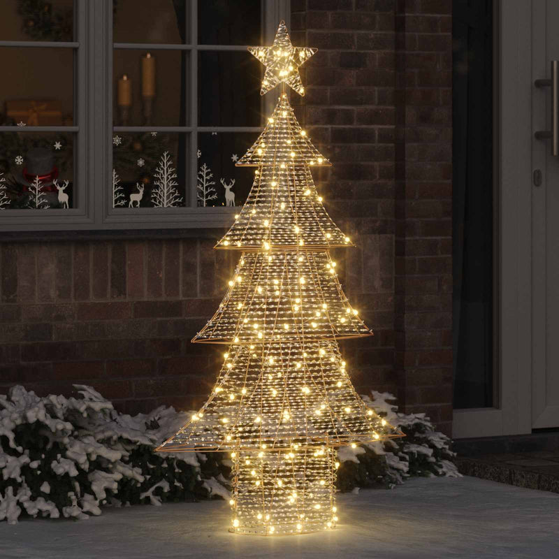 Load image into Gallery viewer, Vidaxl kerstboom met 160 led warmwit 151 cm pet
