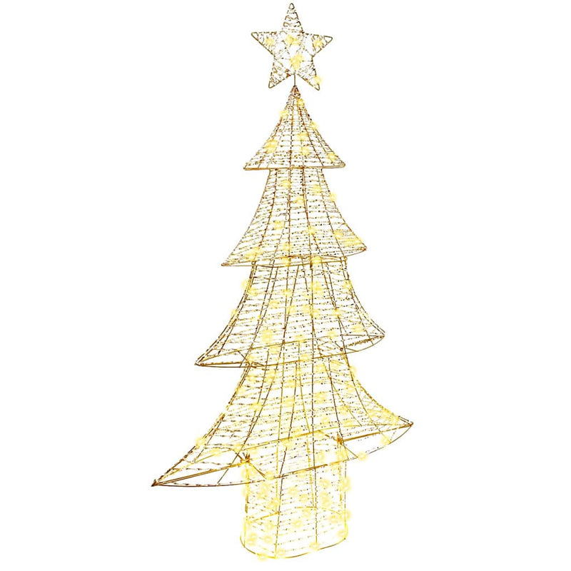 Load image into Gallery viewer, Vidaxl kerstboom met 160 led warmwit 151 cm pet
