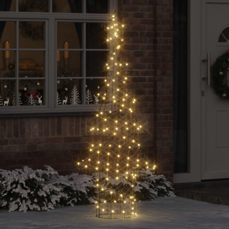 Load image into Gallery viewer, Vidaxl kerstboom met 240 led warmwit 180 cm rattan
