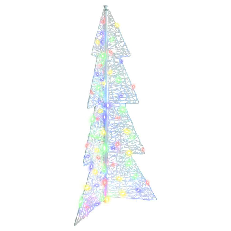 Load image into Gallery viewer, Vidaxl kerstboom met 100 led multikleur 120 cm acryl
