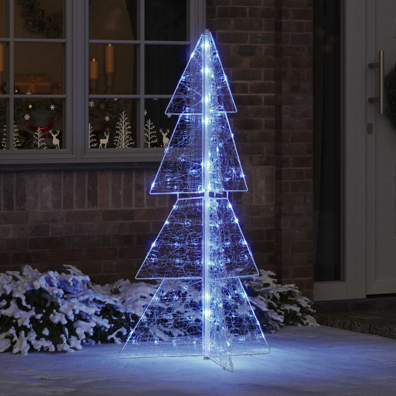 Load image into Gallery viewer, Vidaxl kerstboom met 160 led blauw 150 cm acryl
