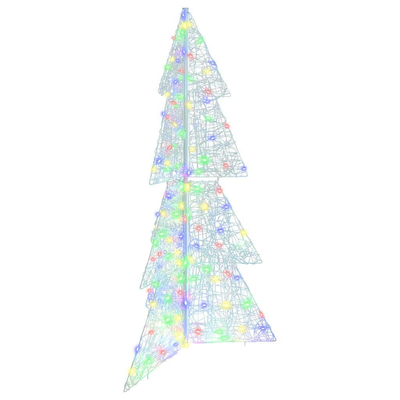 Load image into Gallery viewer, Vidaxl kerstboom met 160 led multikleur 150 cm acryl
