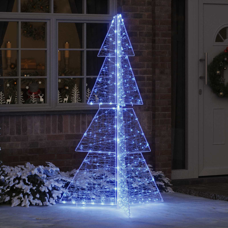 Load image into Gallery viewer, Vidaxl kerstboom met 240 led blauw 180 cm acryl
