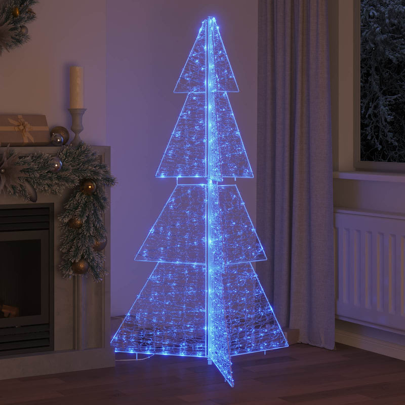 Load image into Gallery viewer, Vidaxl kerstboom met 240 led blauw 180 cm acryl
