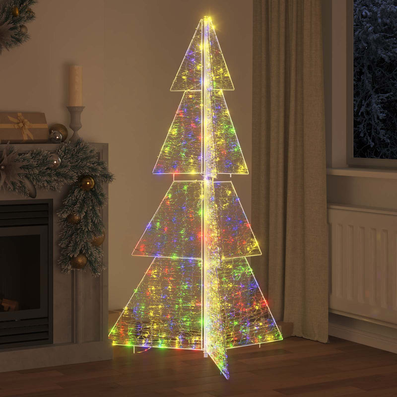 Load image into Gallery viewer, Vidaxl kerstboom met 240 led multikleur 180 cm acryl
