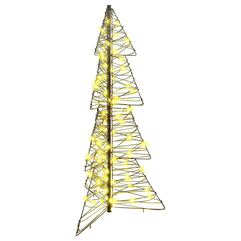 Load image into Gallery viewer, Vidaxl kerstboom met 100 led warmwit 120 cm rattan
