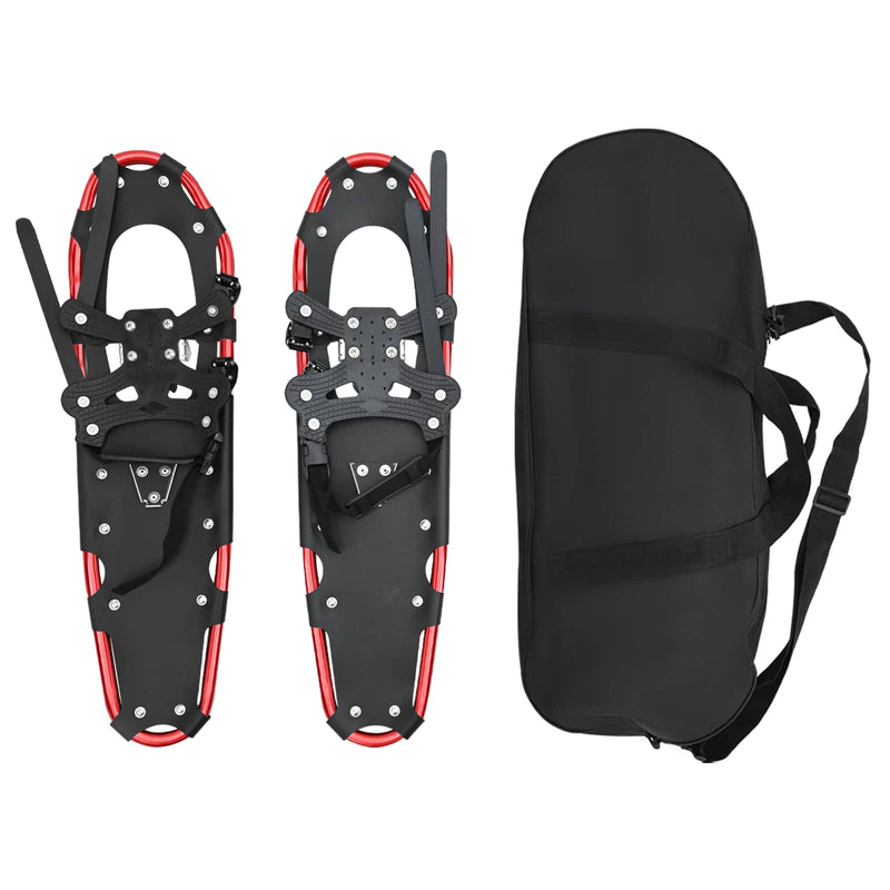 Load image into Gallery viewer, Vidaxl 3 in 1 sneeuwschoenen rood en zwart 30 inches aluminium en hdpe
