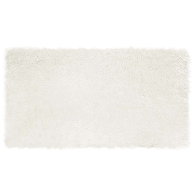 Load image into Gallery viewer, Vidaxl nep schapenvacht tapijt tafalla wit 60 x 110 cm polyester
