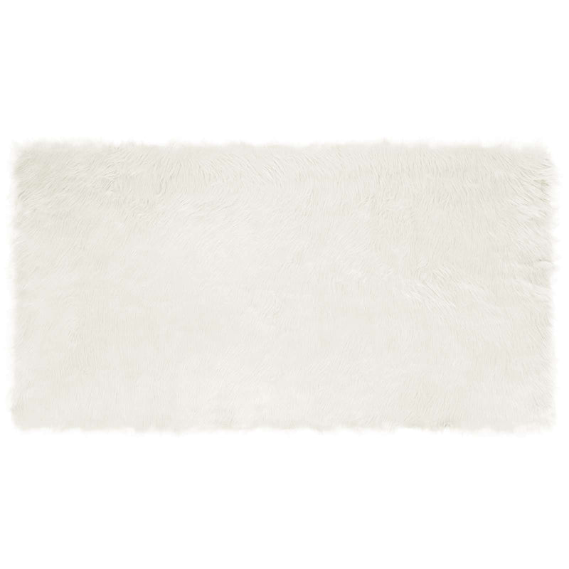 Load image into Gallery viewer, Vidaxl nep schapenvacht tapijt tafalla wit 80 x 150 cm polyester
