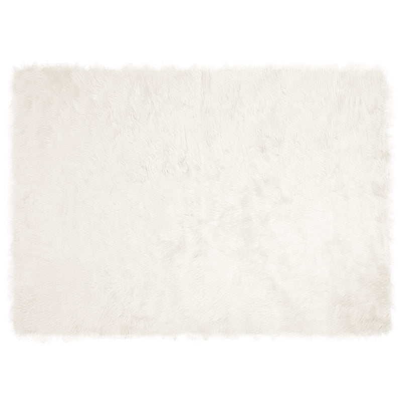 Load image into Gallery viewer, Vidaxl nep schapenvacht tapijt tafalla wit 120 x 170 cm polyester
