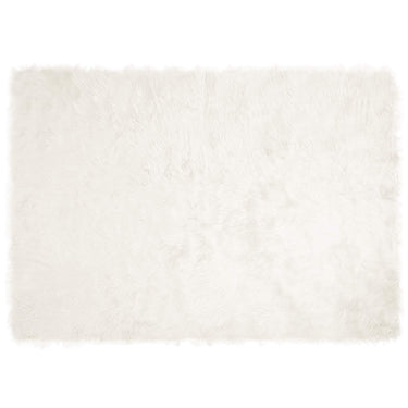 Vidaxl nep schapenvacht tapijt tafalla wit 140 x 200 cm polyester