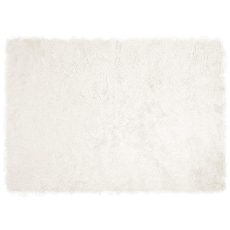 Load image into Gallery viewer, Vidaxl nep schapenvacht tapijt tafalla wit 140 x 200 cm polyester

