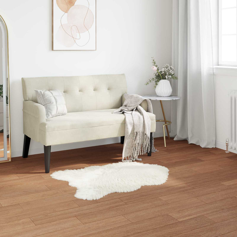 Load image into Gallery viewer, Vidaxl nep schapenvacht tapijt tafalla wit 60 x 90 cm polyester
