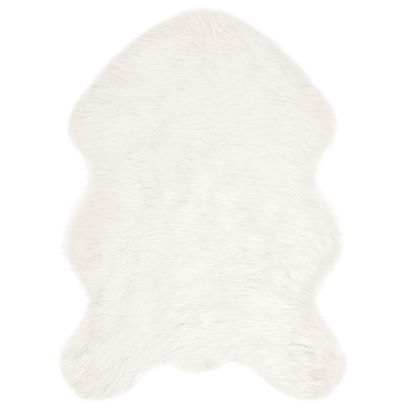 Load image into Gallery viewer, Vidaxl nep schapenvacht tapijt tafalla wit 60 x 90 cm polyester
