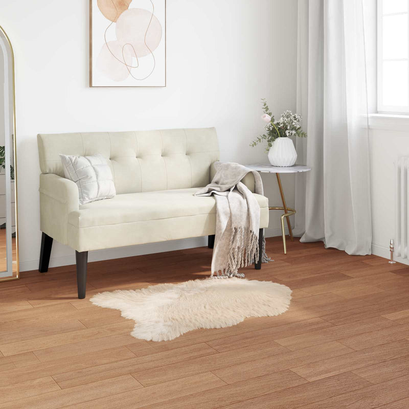 Load image into Gallery viewer, Vidaxl nep schapenvacht tapijt tafalla beige 50 x 80 cm polyester
