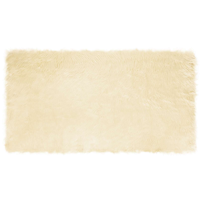 Load image into Gallery viewer, Vidaxl nep schapenvacht tapijt tafalla crème 60 x 110 cm polyester
