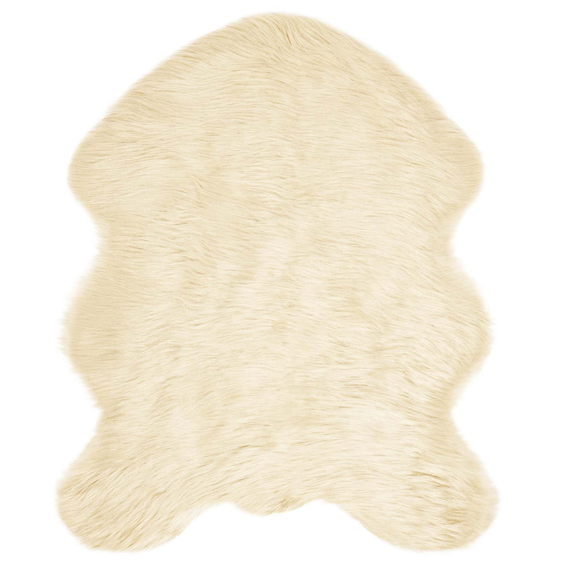 Load image into Gallery viewer, Vidaxl nep schapenvacht tapijt tafalla crème 50 x 80 cm polyester
