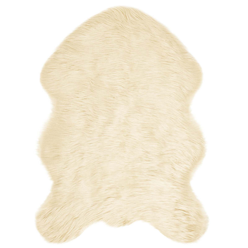 Load image into Gallery viewer, Vidaxl nep schapenvacht tapijt tafalla crème 60 x 90 cm polyester
