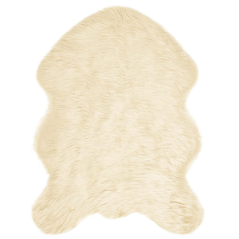 Load image into Gallery viewer, Vidaxl nep schapenvacht tapijt tafalla crème 80 x 120 cm polyester

