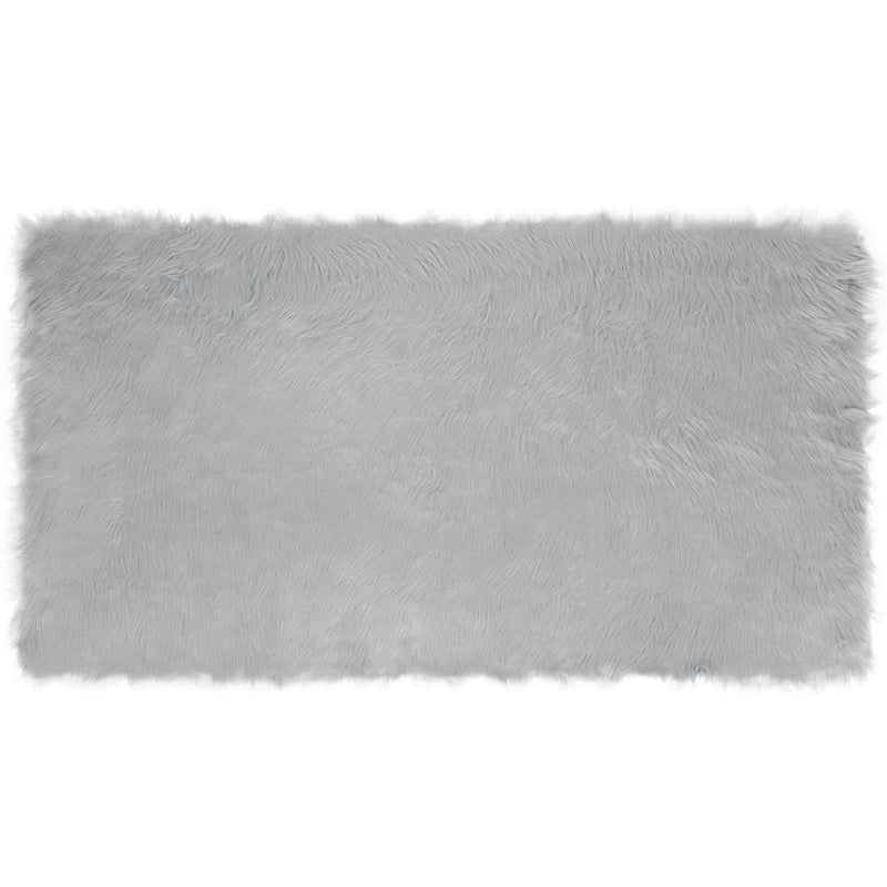 Load image into Gallery viewer, Vidaxl nep schapenvacht tapijt tafalla grijs 60 x 110 cm polyester

