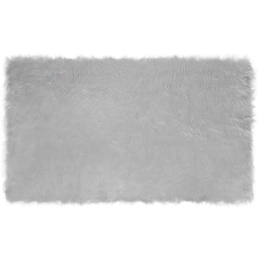 Vidaxl nep schapenvacht tapijt tafalla grijs 100 x 200 cm polyester