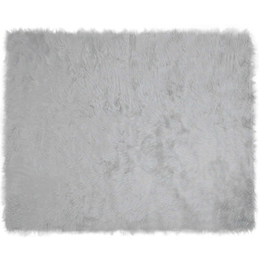 Vidaxl nep schapenvacht tapijt tafalla grijs 200 x 280 cm polyester