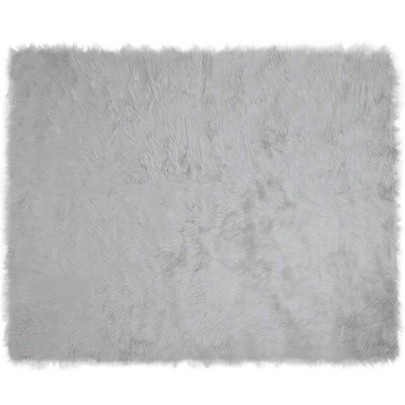 Load image into Gallery viewer, Vidaxl nep schapenvacht tapijt tafalla grijs 200 x 280 cm polyester
