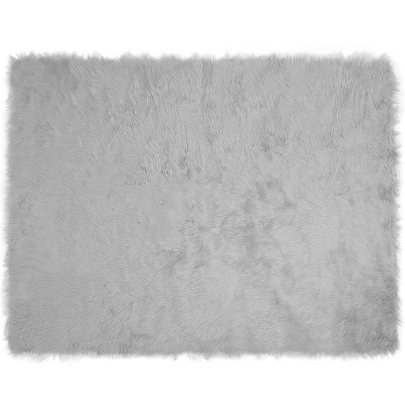 Load image into Gallery viewer, Vidaxl nep schapenvacht tapijt tafalla grijs 240 x 340 cm polyester
