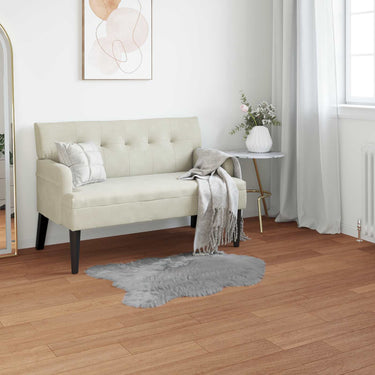 Vidaxl nep schapenvacht tapijt tafalla grijs 60 x 90 cm polyester