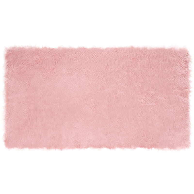 Load image into Gallery viewer, Vidaxl nep schapenvacht tapijt tafalla roze 60 x 110 cm polyester
