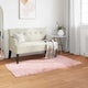 Vidaxl nep schapenvacht tapijt tafalla roze 80 x 150 cm polyester